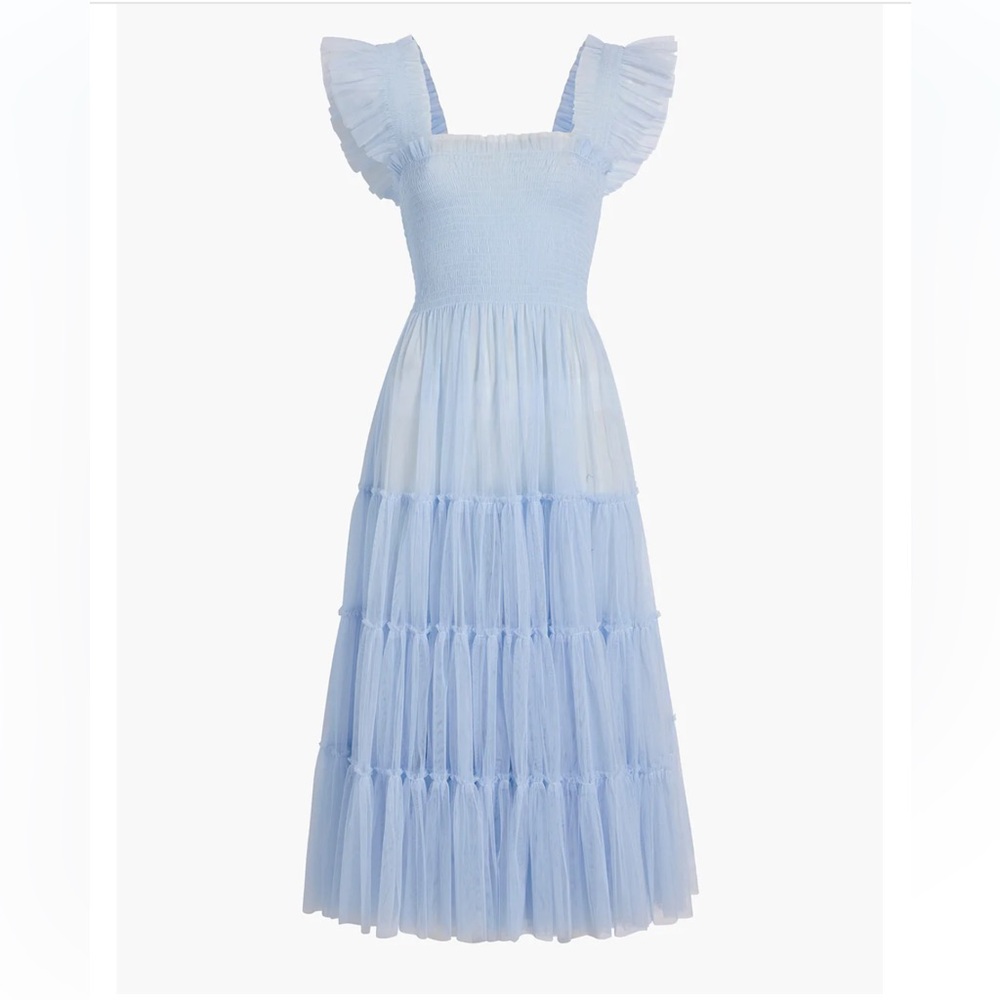Hill House Limited Edition Tulle Nap Dress in Powder Blue